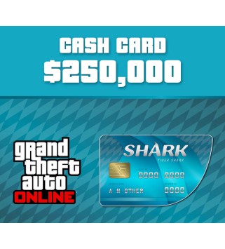 Grand Theft Auto Online - $250,000 Tiger Shark Cash Card PC Activation Code Rockstar Games Key GLOBAL